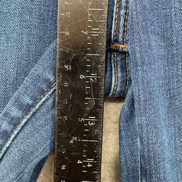 Madewell Stovepipe Jeans Size 26T Tall Medium Wash High Rise Stretch - Picture 9 of 16